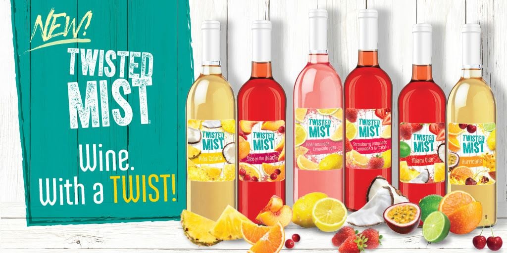 LIMITED EDITION TWISTED MIST WINE WITH A TWIST LIMITED EDITION TWISTED MIST WINE WITH A TWIST
